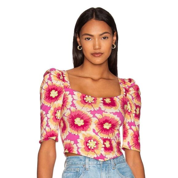 🎀 NEW Free people give me more crop top in pop combo - Picture 2 of 13